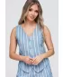 Dámska vesta OMBRE OW-VE-E0008 BLUE