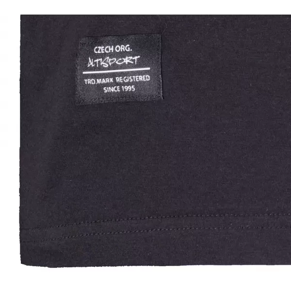  Pánske tričko ALTISPORT NP/ALMST20001 BLACK OPAL 