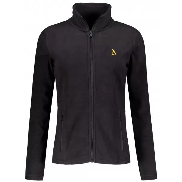  Dámska fleece mikina ALTISPORT ALW002852 ČIERNOZLATÁ 