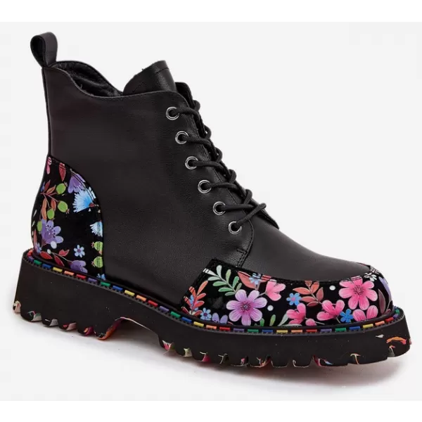  Dámske členkové topánky ARTIKER 57C0180 BLACK 
