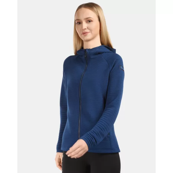  Dámska fleece mikina KILPI TANALI-W 1L0202KI TMAVO MODRÁ 