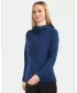Dámska fleece mikina KILPI TANALI-W 1L0202KI TMAVO MODRÁ