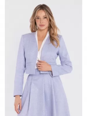 Dámske sako STYLOVE S429 LIGHT BLUE
