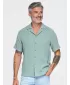 Pánska košeľa OMBRE OM-SHSS-0223 PASTEL GREEN