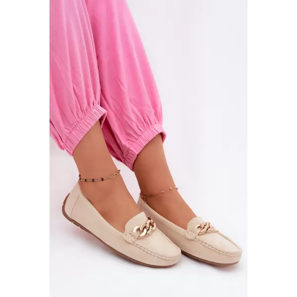  Dámske mokasíny BOTO XA011 BEIGE 