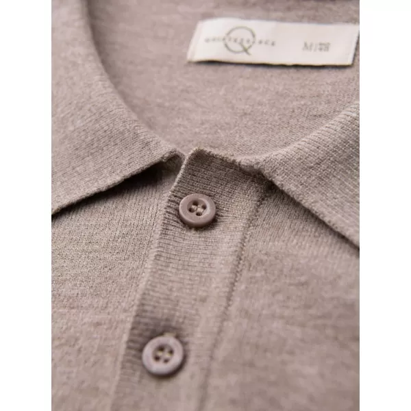  Pánske tričko s golierom OMBRE OM-POLS-0151 BEIGE 