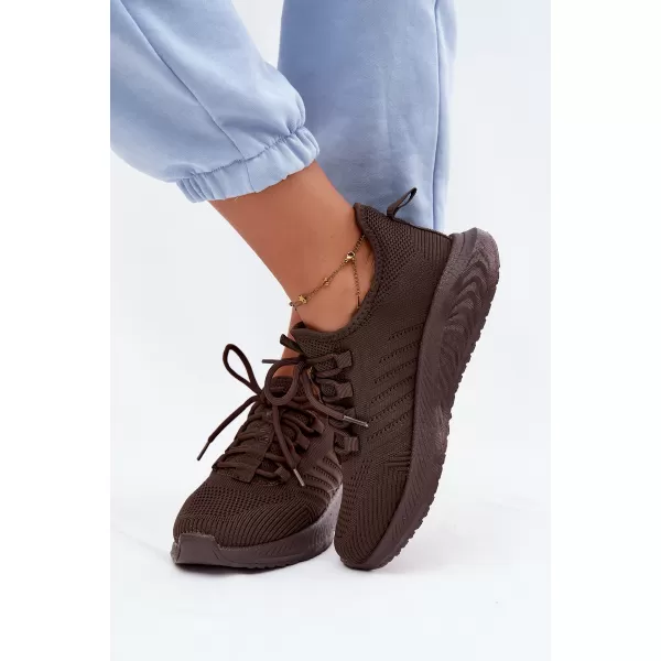  Dámske tenisky BIG STAR SHOES UU274055 BROWN/BEIGE 