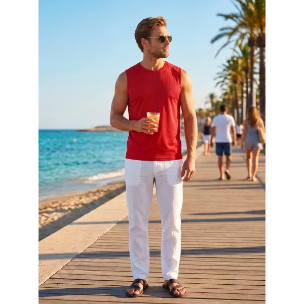  Pánske športové tielko MALFINI BREEZE 820 ČERVENÁ 