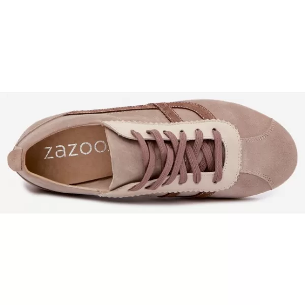  Dámske tenisky ZAZOO N1402S2/528/772/552 HNEDÁ 