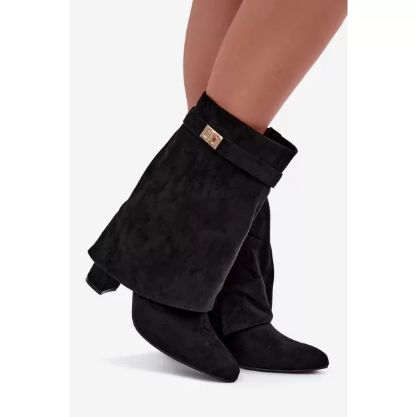  Dámske členkové topánky BOTO LA3116 BLACK 