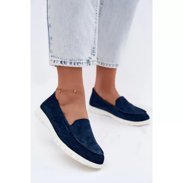  Dámske mokasíny VINCEZA 95360 BLUE 