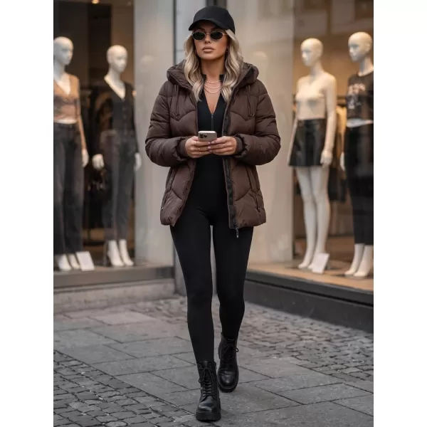  Dámska bunda DSTREET TY5752 HNEDÁ 