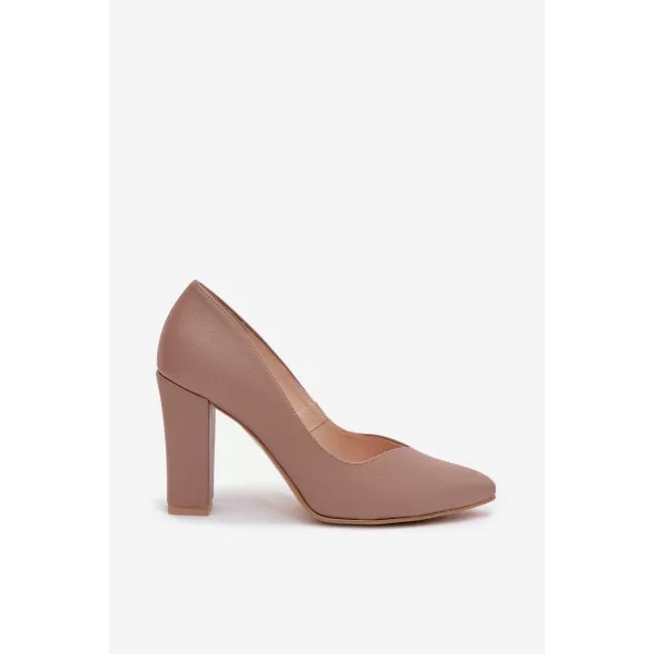  Dámske lodičky ZAZOO 853 BROWN 