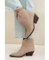 Dámske členkové topánky BOTO 6338 BEIGE