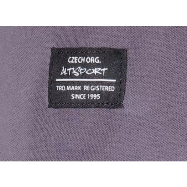  Pánske tričko s golierom ALTISPORT NP/ALMST90601 SLATE GREY 