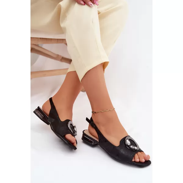  Dámske sandále S.BARSKI KV61-6024 BLACK 