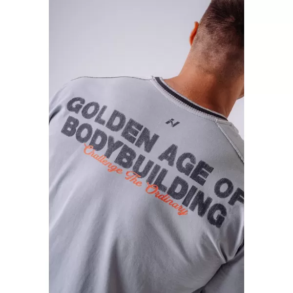  Pánske tričká NEBBIA OLYMPIA MUSCLE COVER 942 LIGHT GREY 
