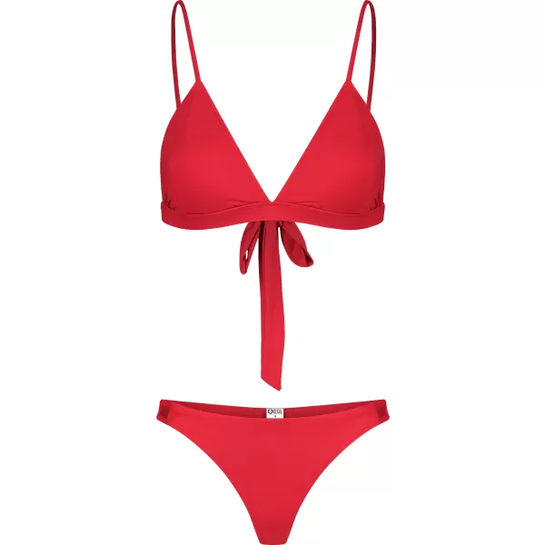  Dámske bikiny - vrchný diel NORDBLANC WATERFALL NBSSS8213 ČERVENÁ 