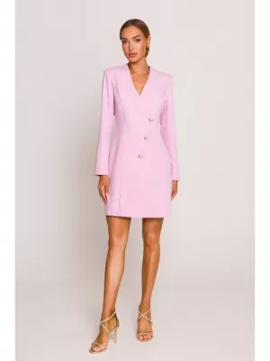 Dámske šaty MOE M793 CANDY PINK