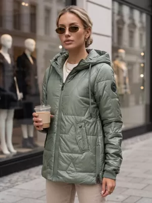 Dámska bunda DSTREET TY5802 ZELENÁ