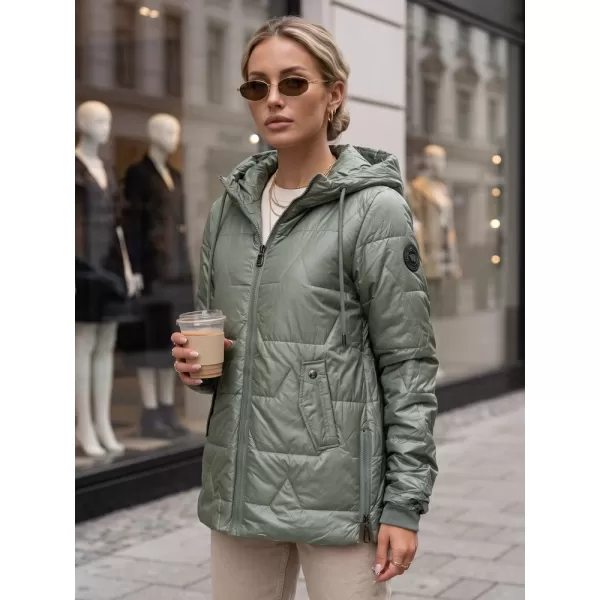  Dámska bunda DSTREET TY5802 ZELENÁ 