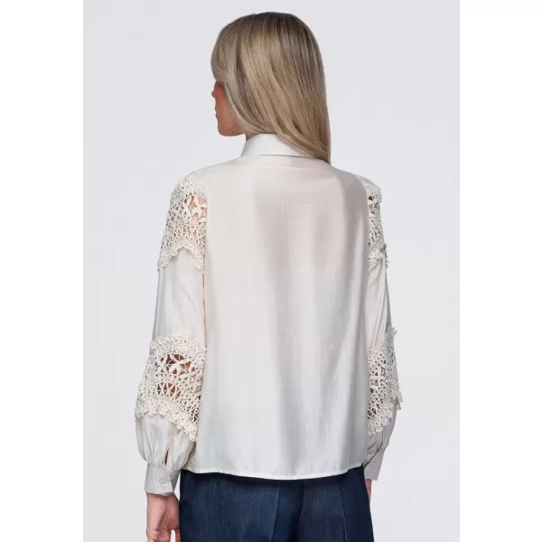  Dámska košeľa OMBRE OW-SH-E0075 BEIGE 
