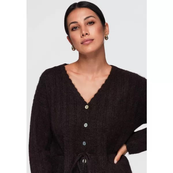  Dámsky sveter OMBRE OW-SW-E0012 BROWN 