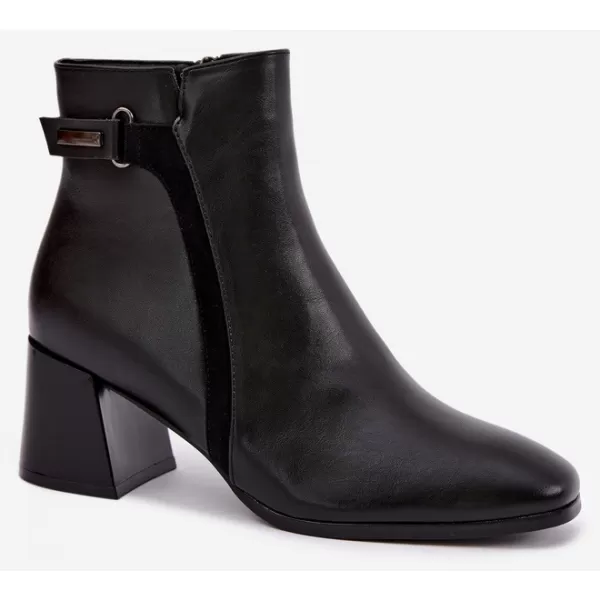  Dámske členkové topánky VINCEZA 58660 BLACK 