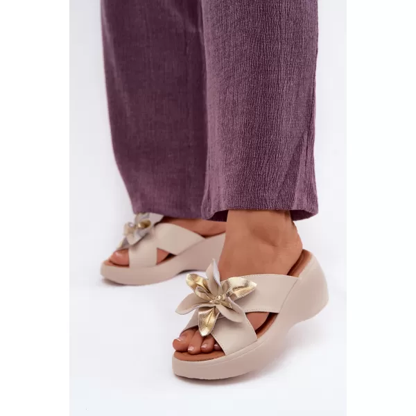  Dámske šľapky VINCEZA 41511 BEIGE 