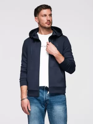 Pánska mikina OMBRE OM-SZBC-0196 NAVY BLUE