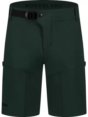 Pánske kraťasy NORDBLANC HANDLE NBSPM8357 TMAVO ZELENÁ