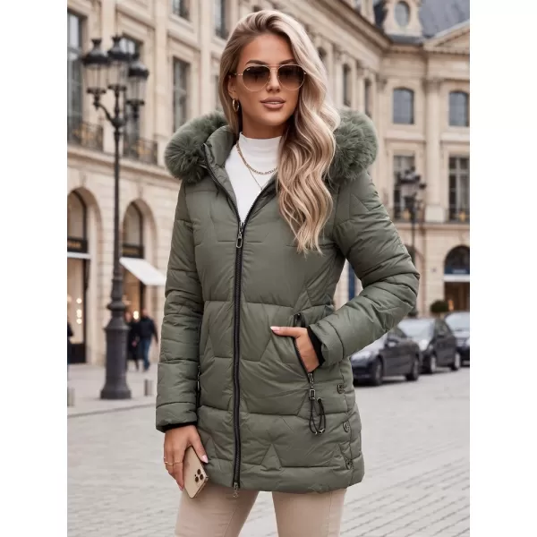  Dámska bunda DSTREET TY5739 ZELENÁ 