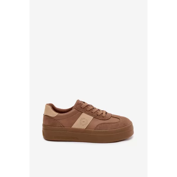  Dámske tenisky BIG STAR SHOES UU274015 BROWN/BEIGE 
