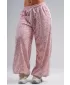 Baggy tepláky s leopardím vzorom NEBBIA PRIMAL 865 PINK LEOPARD