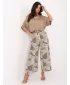 Dámske nohavice SUBLEVEL D73771M62237G KHAKI