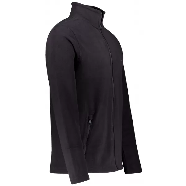  Pánska fleece mikina ALTISPORT ALM002852 ČIERNOSTRIEBORNÁ 