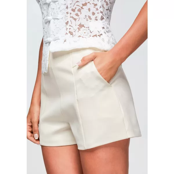  Dámske kraťasy OMBRE OW-ST-E0003 ECRU 