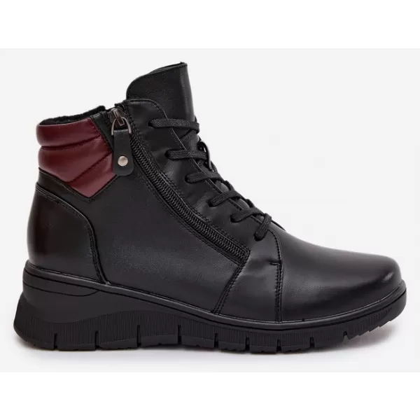  Dámske členkové topánky VINCEZA 39963 BLACK 