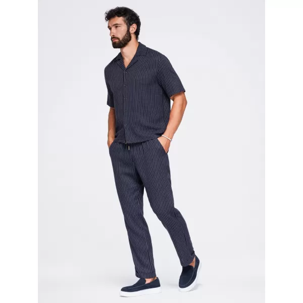  Pánske nohavice OMBRE OM-PACP-0311 NAVY BLUE 
