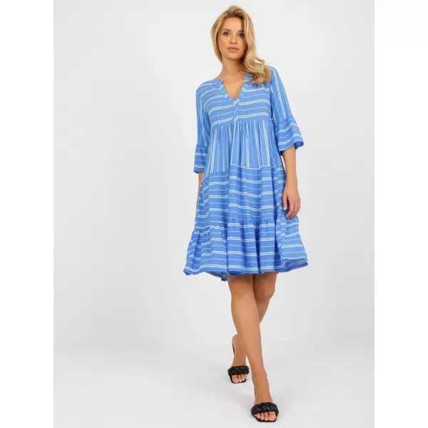  Dámske šaty SUBLEVEL D73771M30214F BLUE 