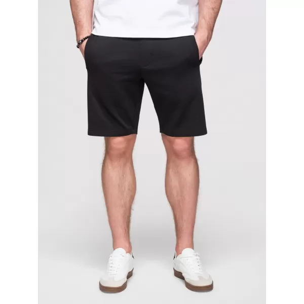  Pánsky set kraťas OMBRE Z124 BLACK/BEIGE 