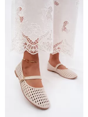 Dámske baleríny BOTO ZA76 BEIGE