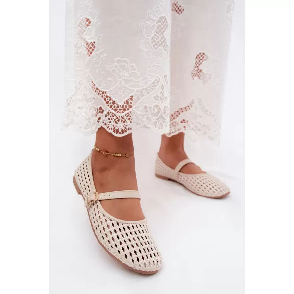  Dámske baleríny BOTO ZA76 BEIGE 