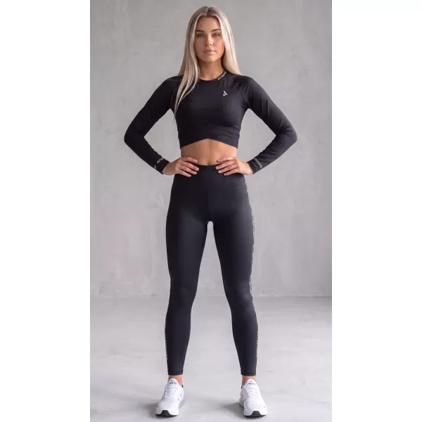  Dámske dlhé legíny premium (nové veľkosti) ALTISPORT VOJ/ALW021LEG05 ČIERNA 