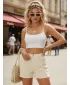 Dámske kraťasy DSTREET SY0550 ECRU
