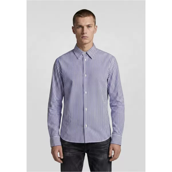  Pánska košeľa URBAN CLASSICS TB8597-03326 BLUE/WHITE 