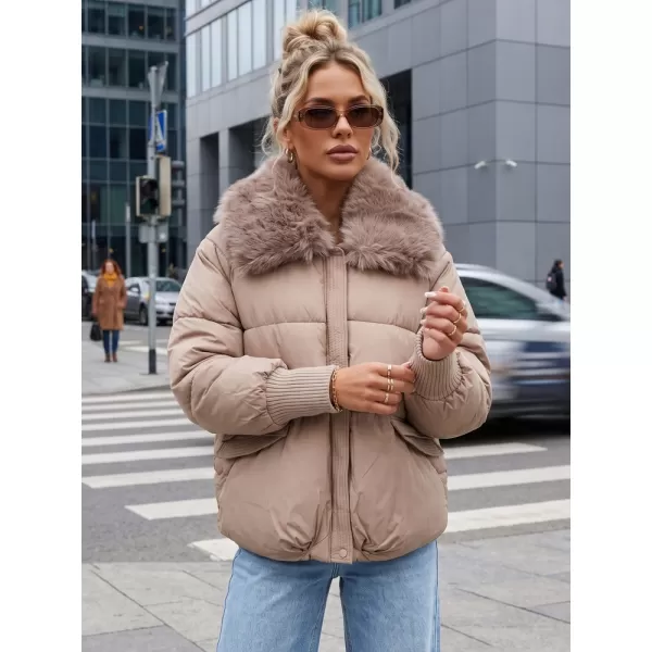  Dámska bunda DSTREET TY5816 KARAMELOVÁ 
