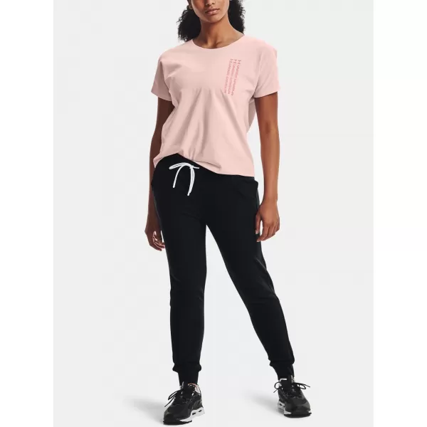  Dámske nohavice UNDER ARMOUR UA RUSH FLEECE PANT 1365775-001 ČIERNA 