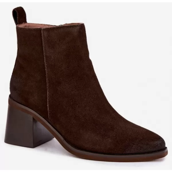  Dámske členkové topánky VINCEZA 133100 CHOCOLATE 