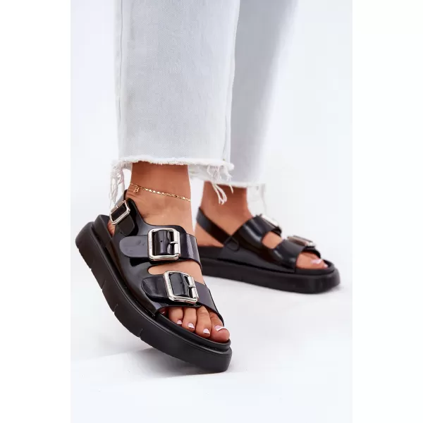  Dámske sandále BIG STAR SHOES RR274662 BLACK 